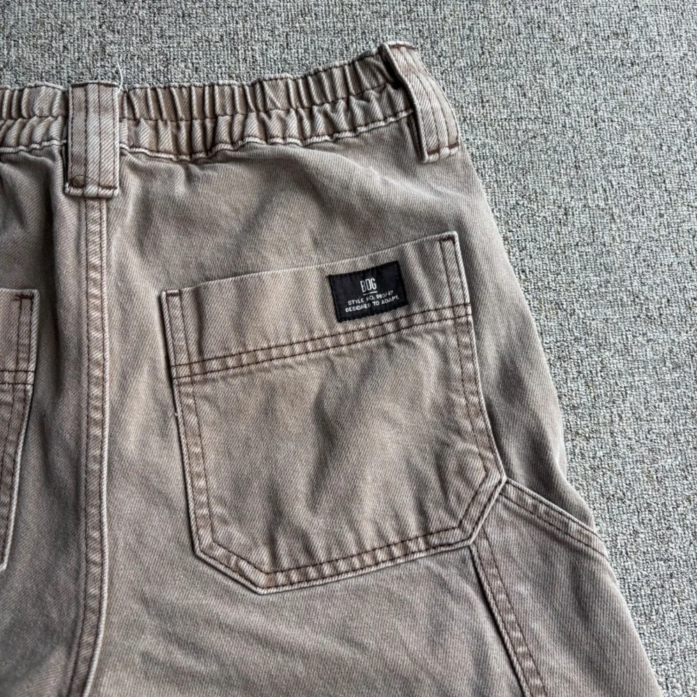 BDG Pants Mens 27x30 Skate Cargo Brown Relaxed Wide Leg Urban Outfitters